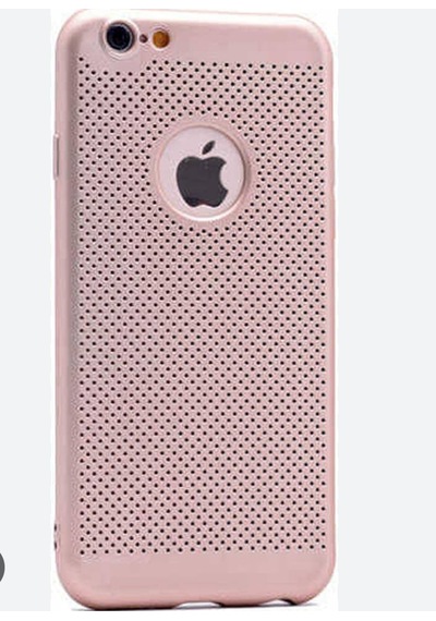 Apple Uyumlu iPhone 7 / 8 / Se 2020 / Se 2022 Silikon Delikli Kılıf Rose Gold 2 Adet Rose Gold