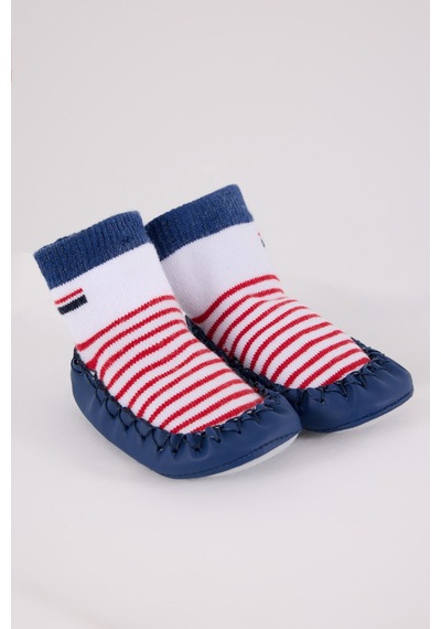 U.S. Polo Assn. Erkek Bebek Beyaz Çorap Beyaz
