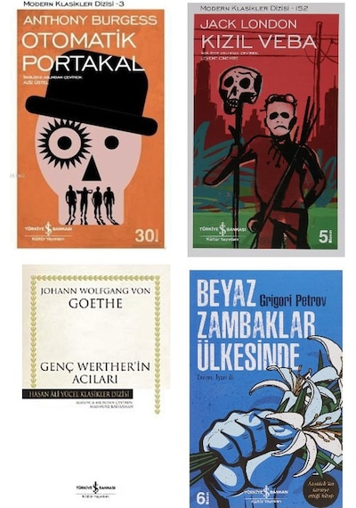 Otomatik Portakal + Kizil Veba + Genc Werther İn Acilari + Beyaz Zambaklar Ulkesi