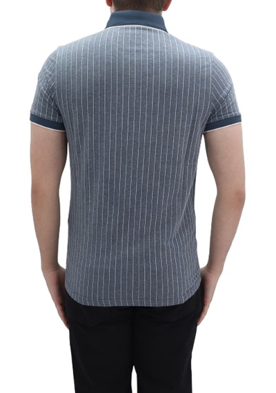 Santa Dmctekstil Erkek Kavis-108 Çizgili Spor Kesim Dar Kalıp Cepsiz Polo Yaka T-shirt Lacivert Santa Dmctekstil Erkek Kavis-108 Çizgili Spor Kesim Dar Kalıp Cepsiz Polo Yaka T-shirt Lacivert