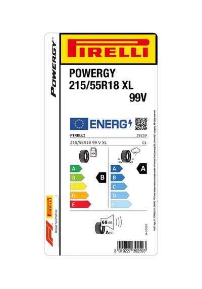 Pirelli 215/55r18 99v Xl Powergy Yaz Lastiği 2025