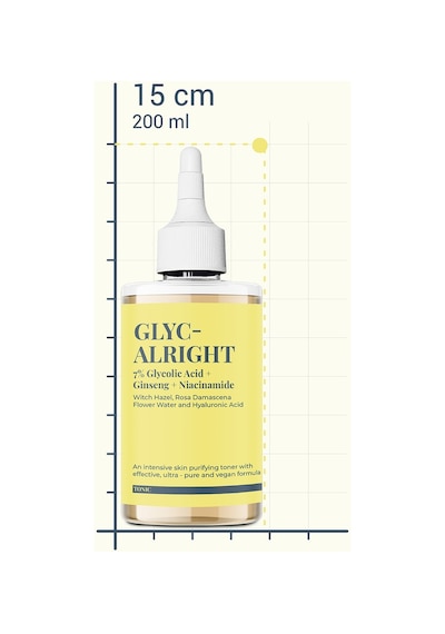 She Vec Glyc Alright Gözenek Sıkılaştırıcı ve Aydınlatıcı Etkili Tonik 200 ML
