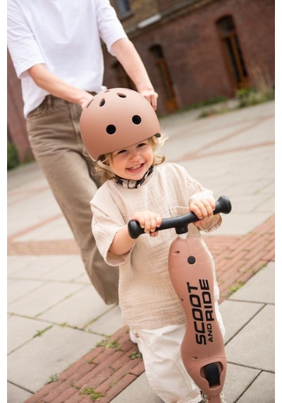 Scoot And Ride Helmet Çocuk Kaskı S-m Mocha 190605-00828