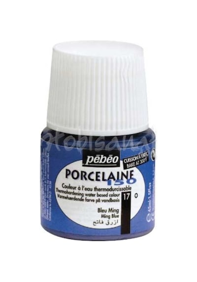 Pebeo Porcelaine 150 Fırınlanabilir Porselen Boyası 17 Ming  Blue