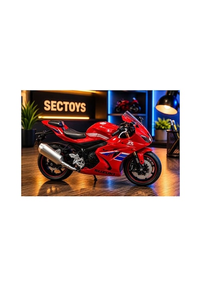 Suzuki Gsx R1000 Diecast Model Motosiklet Suzuki Yarış Motorsikleti Oyuncak Model