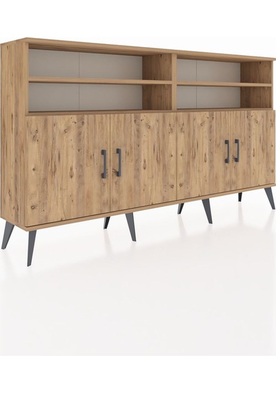 Arges Konsol 6 Raflı 4 Kapaklı 176x30x99 Çam-çam Çam-çam Arges Konsol 6 Raflı 4 Kapaklı 176x30x99 Çam-çam Çam-çam