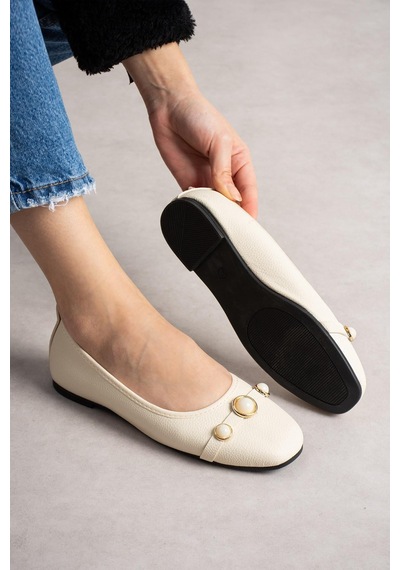 Moda Devrin Bej İncili Babet