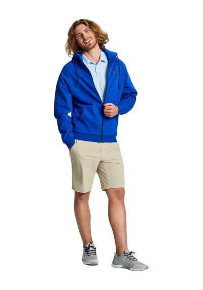 Slam Slam Logo Fz Hoodie Erkek Mavi Sweatshirt W11 Mavi