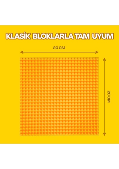 Esnek Blok Mat 20x20 Turuncu
