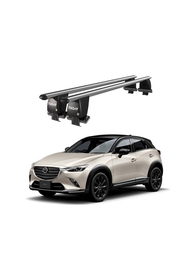 Royal Mazda Cx-3 2015 Ve Sonrası Uyumlu Gri Ara Atkı Port Bagaj Tavan Barı
