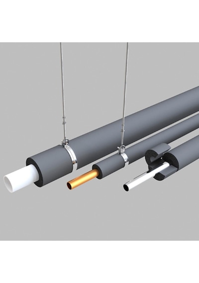 İzolasyon Borusu 48 Mm Iç Çapında Polietilen Boru Yalıtım Kılıfı Köpüğü (5 METRE)