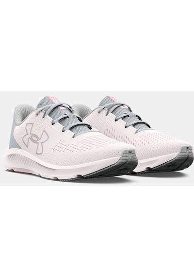 Under Armour Kadın UA Charged Pursuit 3 Big Logo Koşu Ayakkabısı 3026523-101 Beyaz Gri Pembe Under Armour Kadın UA Charged Pursuit 3 Big Logo Koşu Ayakkabısı 3026523-101 Beyaz Gri Pembe