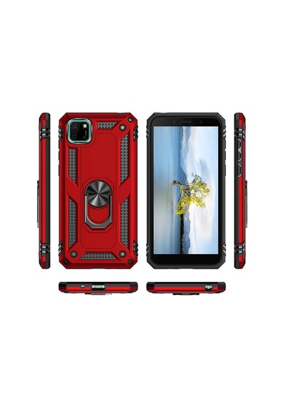 Huawei Y5p Kılıf Zore Vega Kapak Gri