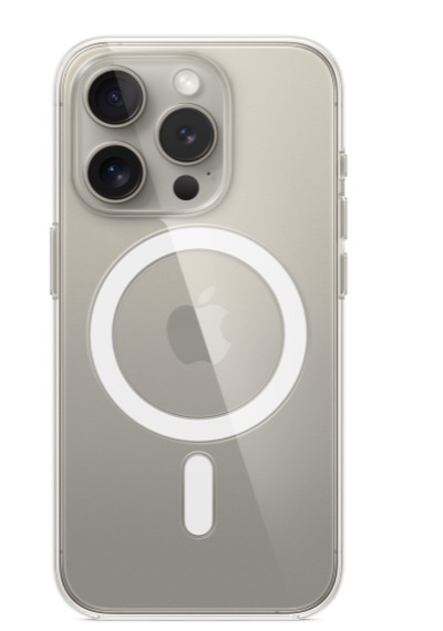 Apple Uyumlu iPhone 15 Pro Magsafe İle Şeffaf, Manyetik Kılıf,+kırılmaz Cam 2si1 Arada Şeffaf