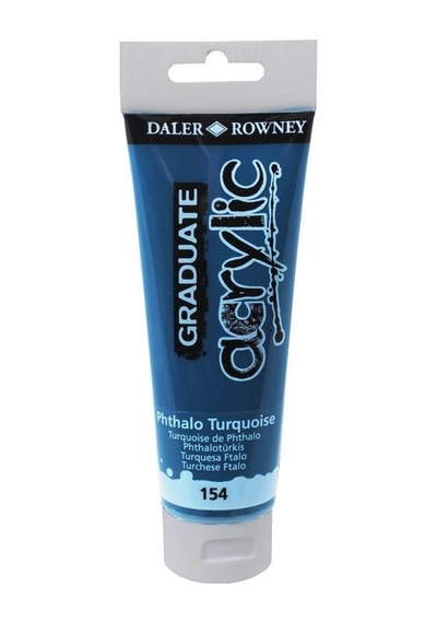 Daler Rowney Graduate Akrilik Boya 120Ml Phthalo Turqoise 154