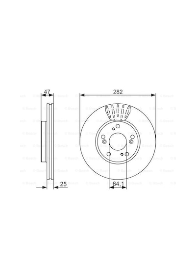 Honda Accord 2.0 1998-2003 Bosch Ön Disk 2 Adet
