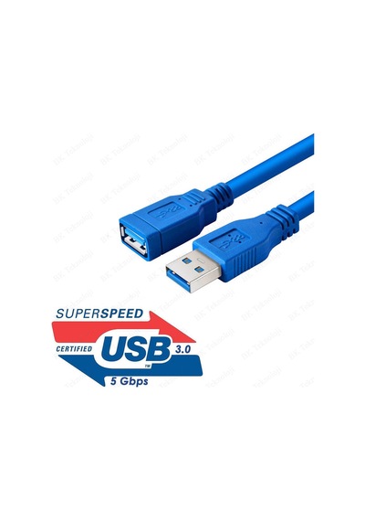 BK Teknoloji USB 3.0 Erkek / Dişi Uzatma Kablosu Genişletici  50 CM