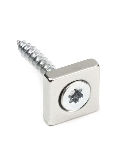 Dünya Magnet 5 Adet, Havşa Delikli, Neodyum Mıknatıs, 15x15x5 Mm, D:8/4 Mm, Köşeli, Güçlü Magnet, N35 Kalite
