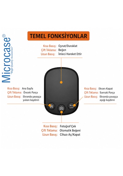 Parmak Mouse Bluetooth Dokunmatik Touchpad Mouse Uzaktan Kumanda Beyaz Al5784 Siyah