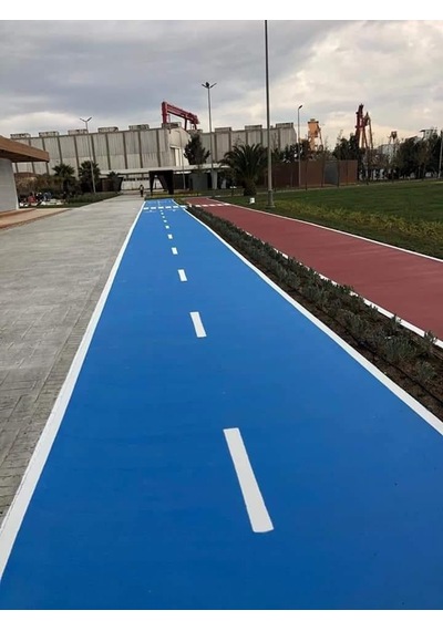 Suga Klor Kauçuk Yol Çizgi Boyası