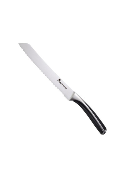Masterpro Bgmp-4433 Paslanmaz Çelik Ekmek Bıçağı 20 Cm Gri