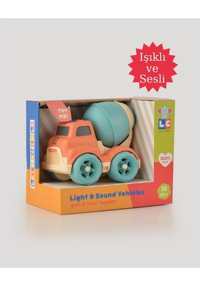 Let's Be Child Sesli Ve Işıklı Minik Mikser 31018 Turuncu - Turkuaz Mikserli Çocuklar İçin Oyuncak Mikser