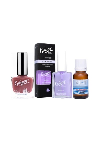 Kalyon Oje 303 + Oje Kurutucu Sprey 17 ML + Oje Çözücü
