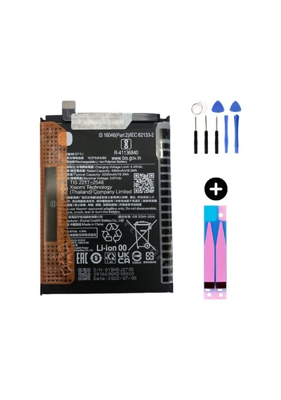 Xiaomi Redmi Note 12 Pro Plus Bp4j Uyumlu A Kalite Batarya Pil + Montaj Seti