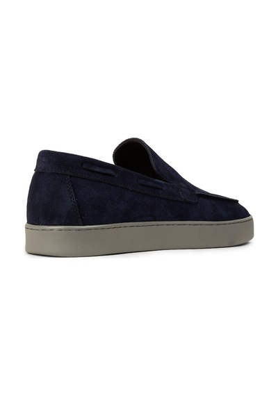 Deery Erkek Hakiki Süet Lacivert Loafer Ayakkabı - 01993mlcvc01 Lacivert
