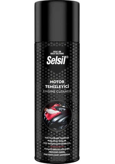 Selsil Oto Dış Bakım Seti 4 Parça Zift Katran-lastik-motor-silikon Spreyi