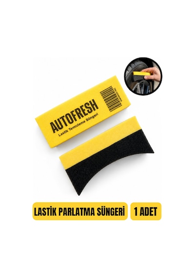 Oto Lastik Parlatma Süngeri Tampon Parlatıcı Ve Lastik Bakım Uygulama Süngeri