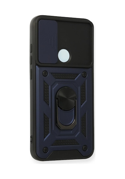 Newface - 991 - Xiaomi Redmi Note 8 Kılıf Pars Lens Yüzüklü Silikon - Aconcept - - Lacivert