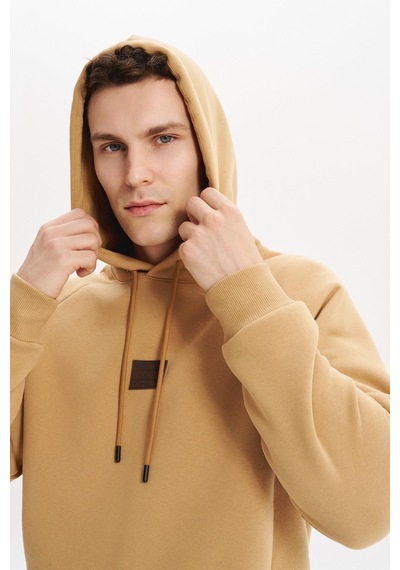 AR-MA Arma Erkek Regular Fit Kapüşonlu Fermuarlı Kanguru Cepli Sweatshirt Pamuk Polyester Karışım K30254628602 Kahverengi AR-MA Arma Erkek Regular Fit Kapüşonlu Fermuarlı Kanguru Cepli Sweatshirt Pamuk Polyester Karışım K30254628602 Kahverengi