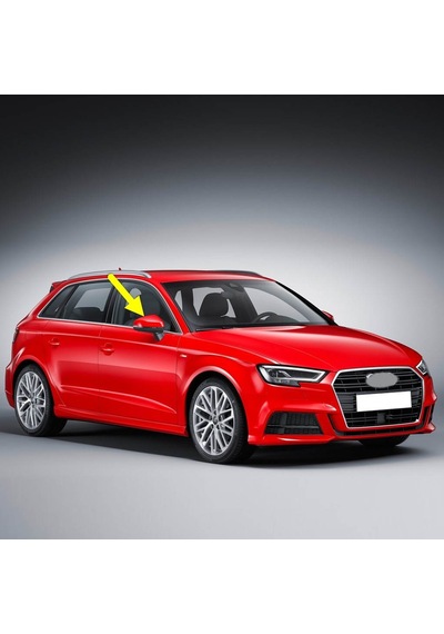 Audi A3 Sportback 2017-2020 Sağ Dış Dikiz Ayna Kapağı 8v0857528d