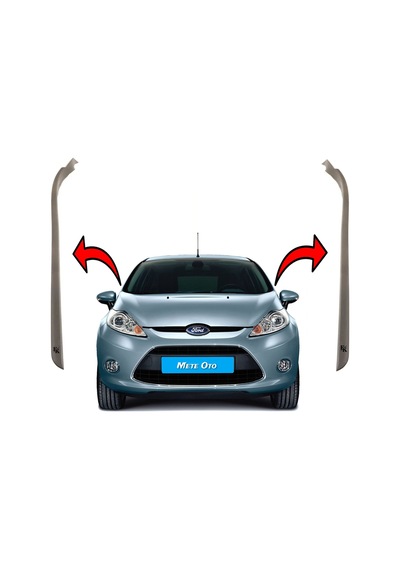 Ford Fiesta Ön Cam Fitil Takımı Dış Kenar Direk Lastiği Sol Sağ 2008--2017