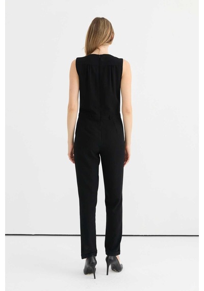 Selen Kadın Tulum 25ysl7637 Siyah
