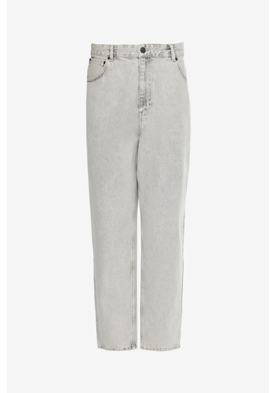 Wrangler Pamuk Frank Relaxed Fit Geniş Kesim Açık Gri Jean Denim Pantolon