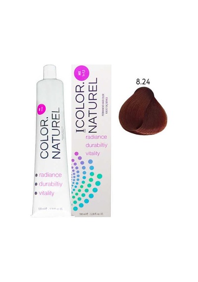 Color Naturel 8.24 Boya Açık Işıltılı Kahve 100 Ml