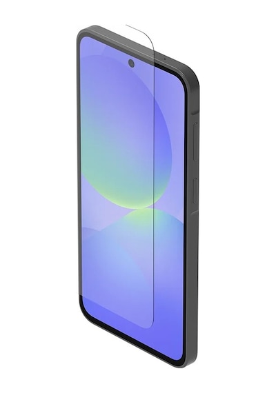 Samsung Galaxy A37 Uyumlu Içi Kadife Lansman Kılıf Ve Şeffaf Temperli Cam Ekran Koruyucu Siyah