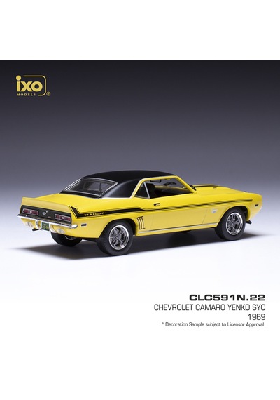 1:43 Ölçek Ixo 1969 Chevrolet Camaro Yenko Syc Diecast Metal Minyatür Model Araba 10cm