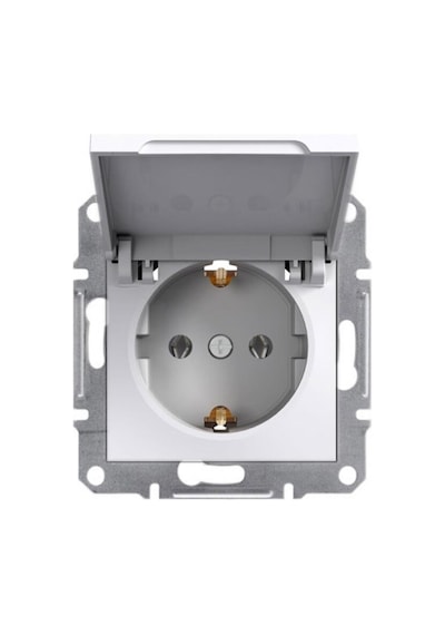 Schneider Electric Eph3170121 Asfora Beyaz Kapaklı Topraklı N11.1000