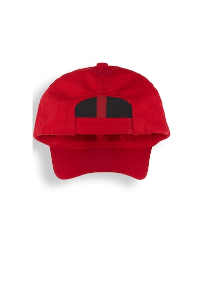 Denokids Unisex Çocuk Ay Yıldız Bayrak Kırmızı Şapka Renkli