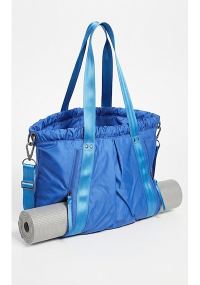 Ful - Yoga - Pilates Mavi Gündelik Laptop Omuz Tote Mat Çantası