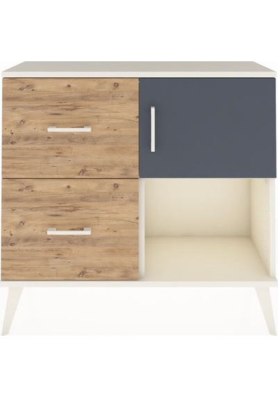 Arges Şifonyer Tek Raflı 2 Çekmeceli Tek Kapaklı 88x30x80 Aytaşı-antrasit/çam Antrasit/çam Arges Şifonyer Tek Raflı 2 Çekmeceli Tek Kapaklı 88x30x80 Aytaşı-antrasit/çam Antrasit/çam