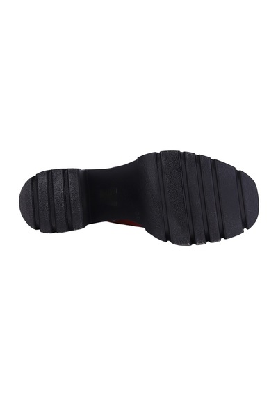 Albishoes Albini 2610911 Hakiki Deri Kadın Topuklu Sandalet Kırmızı