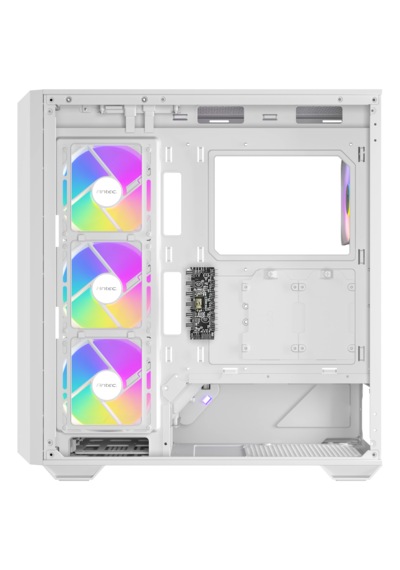 Antec C3 Argb Beyaz Atx Mid Tower Gaming Kasa 4x Argb Fan, Temperli Cam, 360mm Radyatör