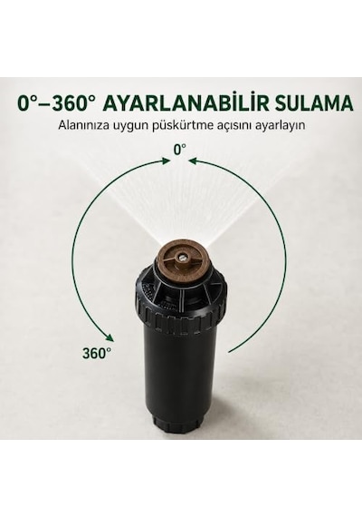 Büyük Vanlu Ayarlanabilir Gövde Spray, 30.5 Cm Uzunluk