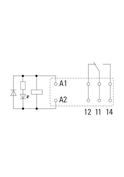 Weidmüller Rcı314ac4 24vdc,1no/1nc,8p-16a, Led+diyot,röle
