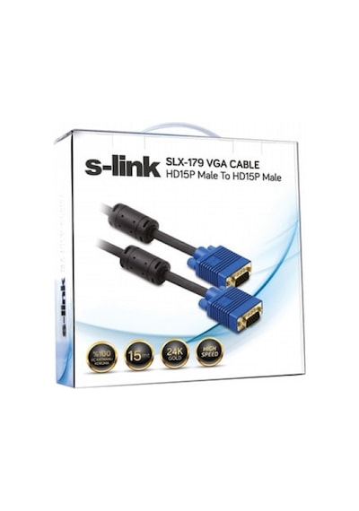 S Lınk 15 Metre Slx 179 Vga Monitör Kablosu