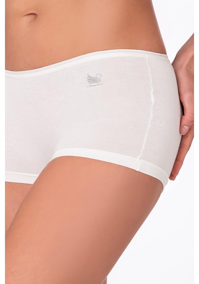 Kadın Modal Boxer Şort Ekru Kompedan K23920-ekru Ekru